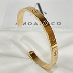 [LUXE JEWELRY] LOVE BRACELET 6.1MM OPEN CUFF