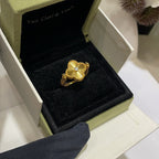 [Luxe]CLOVER RIVERSIBLE RING GOLD COLLECTION