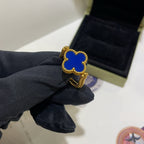 [LUXE JEWELRY]CLOVER RIVERSIBLE RING GOLD COLLECTION