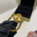 [LUXE JEWELRY]CLOVER RIVERSIBLE RING GOLD COLLECTION