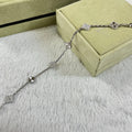 [LUXE JEWELRY]CLOVER 6 MOTIF DIAMOND LASER BRACELET