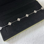[LUXE JEWELRY]CLOVER 6 MOTIF DIAMOND BRACELET