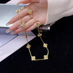 [LUXE JEWELRY]CLOVER 10 MOTIFS LASER NECKLACE