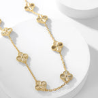[LUXE JEWELRY]CLOVER 10 MOTIFS LASER NECKLACE