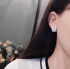 [LUXE JEWELRY]BUTTERFLY ALL DIAMOND EARRINGS