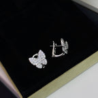[LUXE JEWELRY]BUTTERFLY ALL DIAMOND EARRINGS