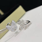 [LUXE JEWELRY]BUTTERFLY ALL DIAMOND EARRINGS