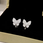 [LUXE JEWELRY]BUTTERFLY ALL DIAMOND EARRINGS