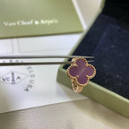 [LUXE JEWELRY]CLOVER  PURPLE VIOLET RING