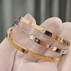 [LUXE JEWELRY] LOVE BRACELET 3.65MM 10 DIAMONDS