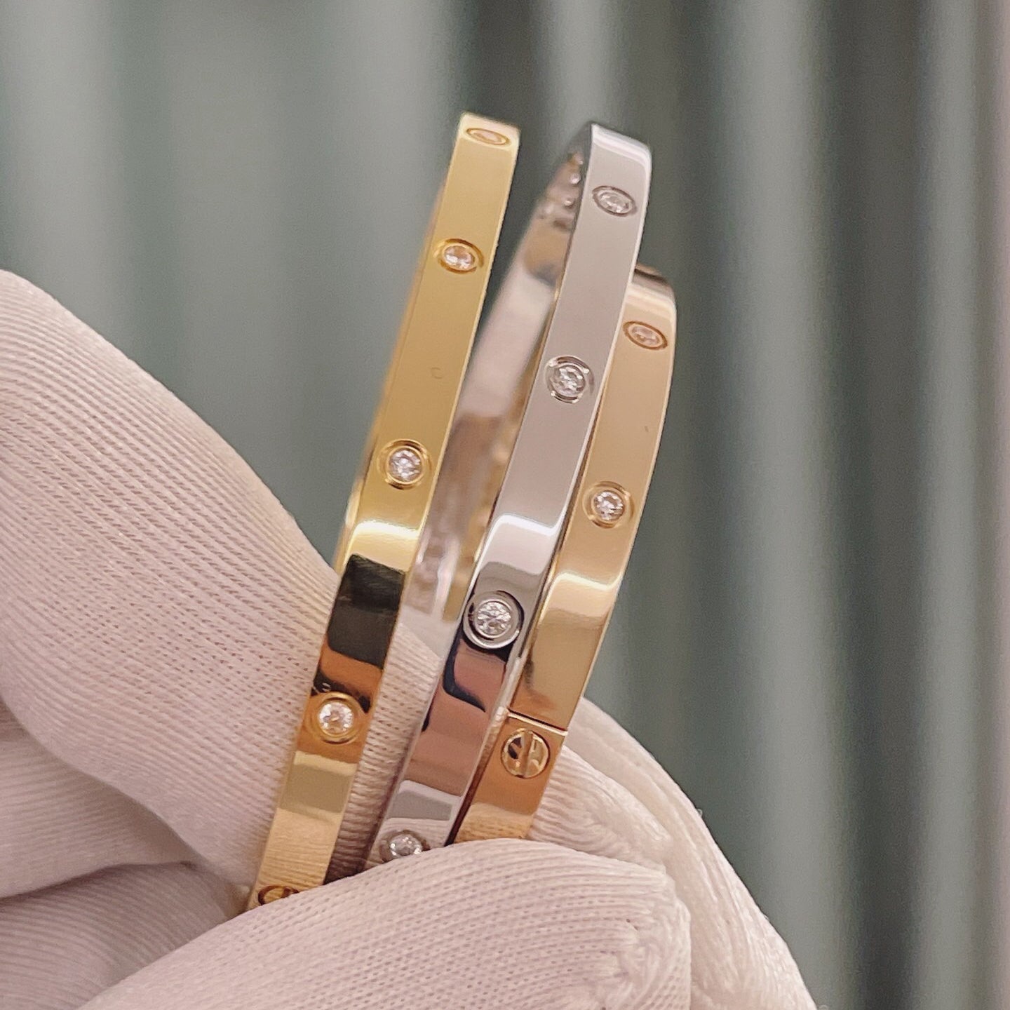 [LUXE JEWELRY] LOVE BRACELET 3.65MM 10 DIAMONDS