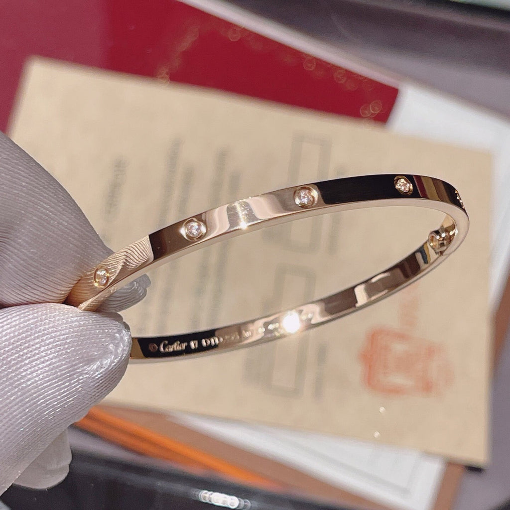 [LUXE JEWELRY] LOVE BRACELET 3.65MM 10 DIAMONDS