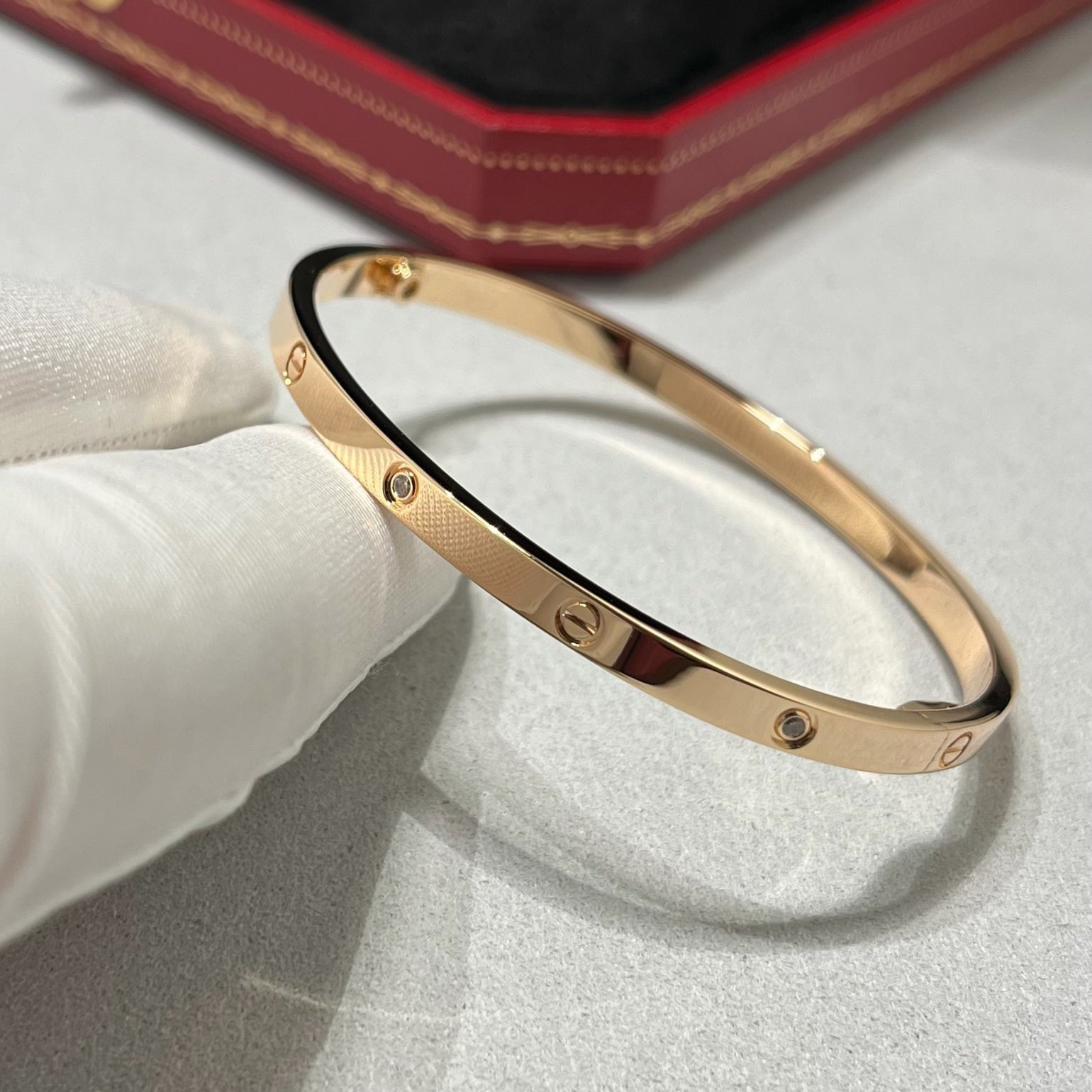 [LUXE JEWELRY] LOVE BRACELET 3.65MM 6 DIAMONDS
