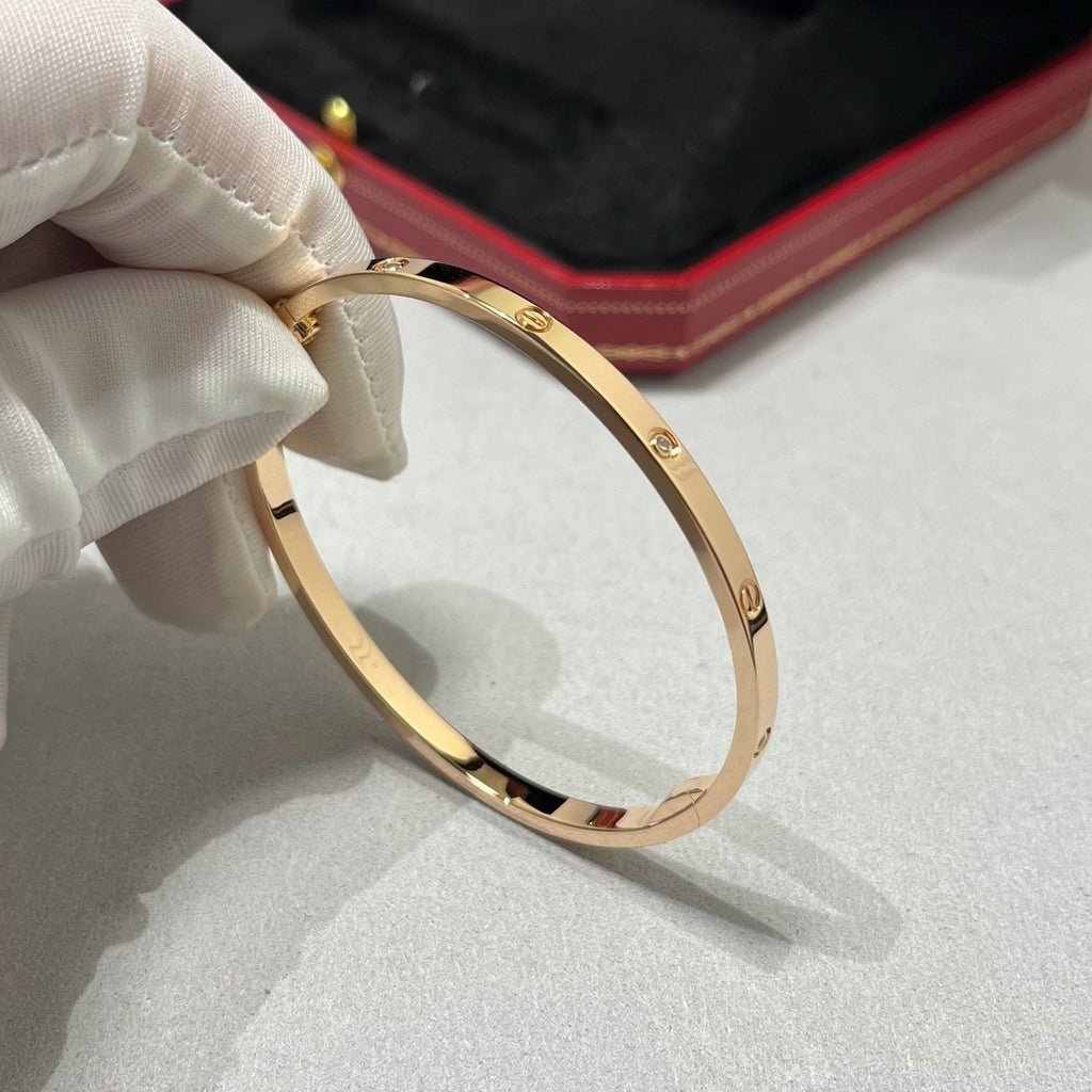 [LUXE JEWELRY] LOVE BRACELET 3.65MM 6 DIAMONDS