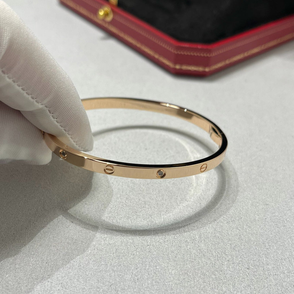 [LUXE JEWELRY] LOVE BRACELET 3.65MM 6 DIAMONDS