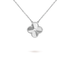 [LUXE JEWELRY]CLOVER 15MM NECKLACE SILVER COLLECTION