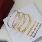 [LUXE JEWELRY] LOVE BRACELET 6.1MM 4 DIAMONDS