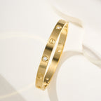 [LUXE JEWELRY] LOVE BRACELET 6.1MM 4 DIAMONDS