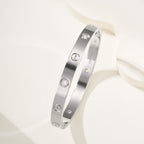 [LUXE JEWELRY] LOVE BRACELET 6.1MM 4 DIAMONDS