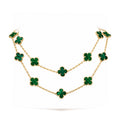 [LUXE JEWELRY]CLOVER 20 MOTIFS MALACHITE GOLD