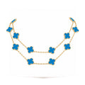 [LUXE JEWELRY]CLOVER 20 MOTIFS TURQUOISE GOLD