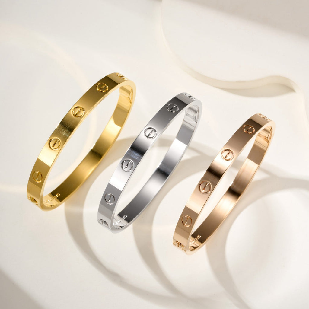 [LUXE JEWELRY] LOVE BRACELET 6.1MM NO DIAMONDS