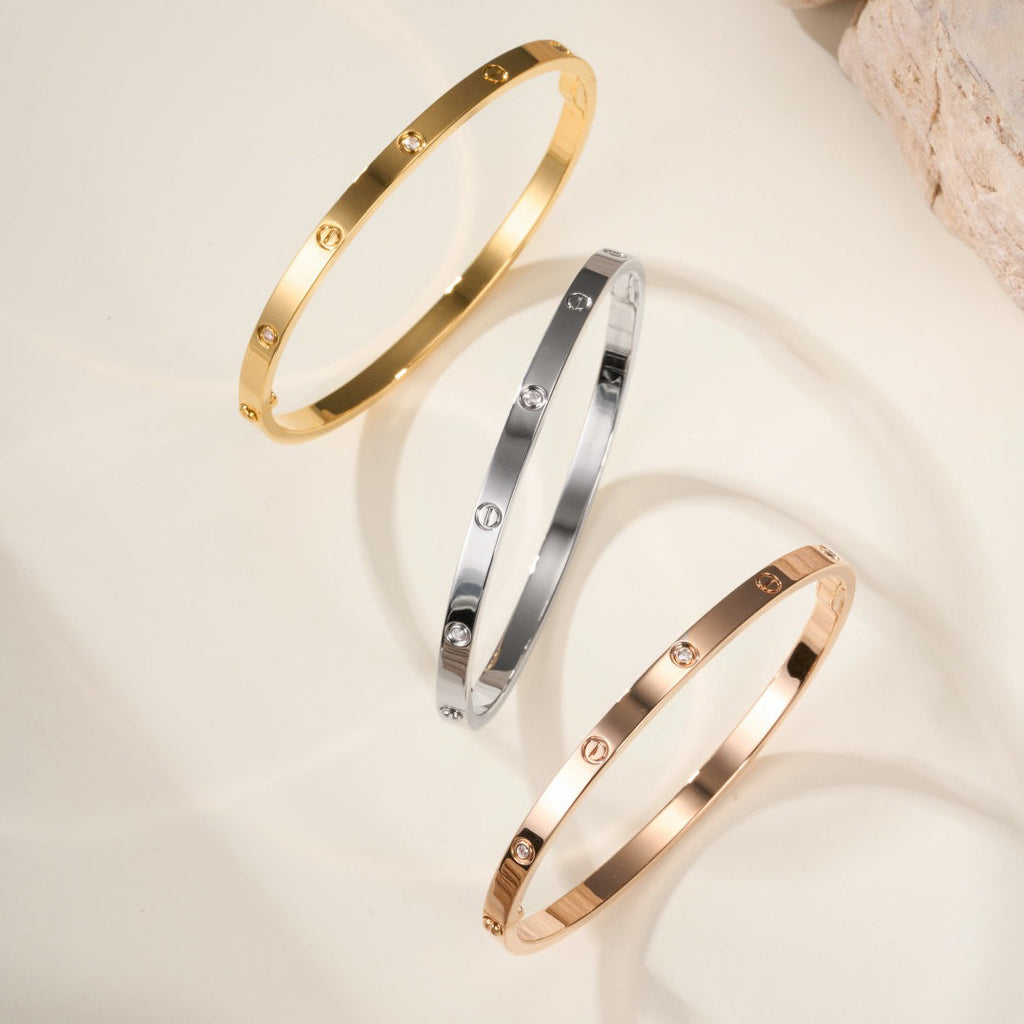[LUXE JEWELRY] LOVE BRACELET 3.65MM 6 DIAMONDS