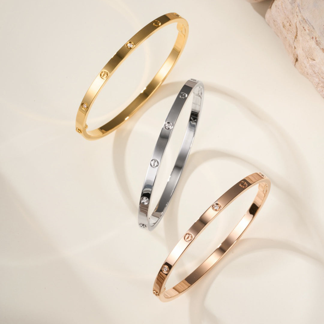 [LUXE JEWELRY] LOVE BRACELET 3.65MM 6 DIAMONDS