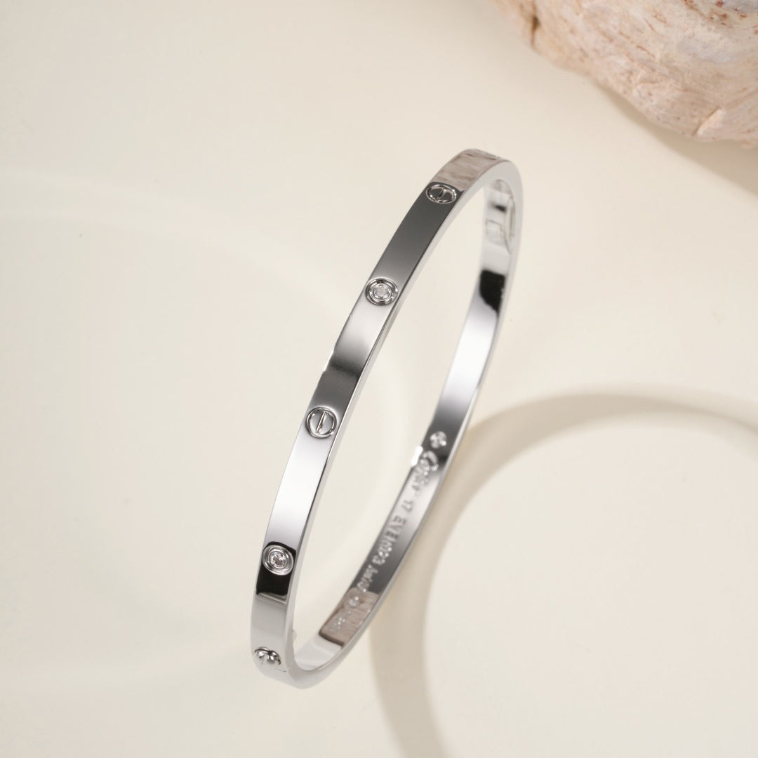 [LUXE JEWELRY] LOVE BRACELET 3.65MM 6 DIAMONDS