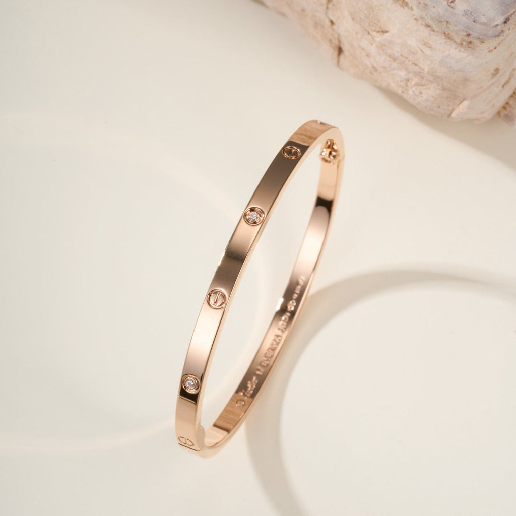 [LUXE JEWELRY] LOVE BRACELET 3.65MM 6 DIAMONDS