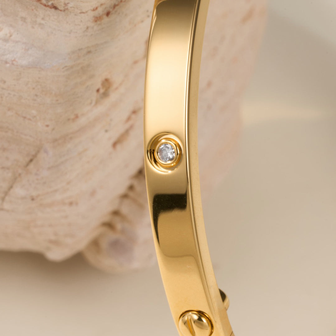 [LUXE JEWELRY] LOVE BRACELET 3.65MM 6 DIAMONDS