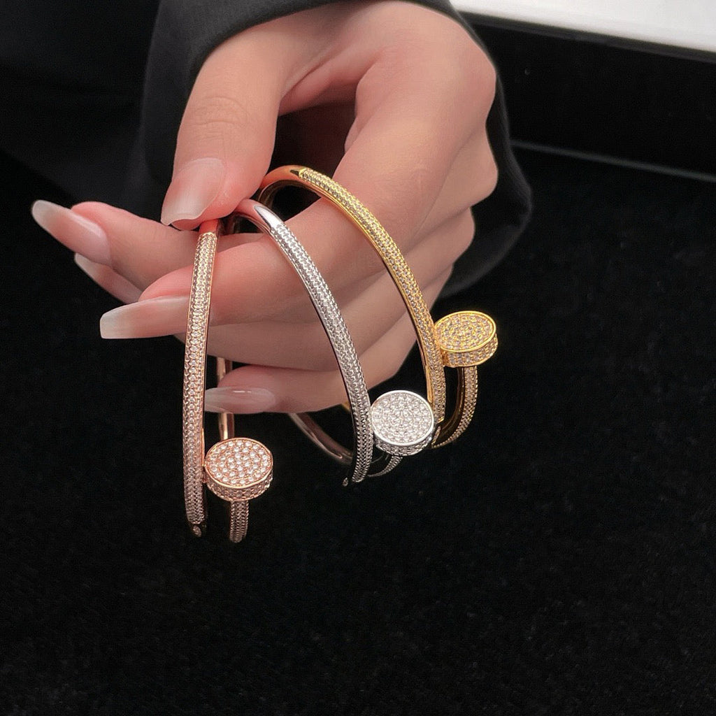 [LUXE JEWELRY] JUSTE BRACELET 3.5MM ALL DIAMONDS
