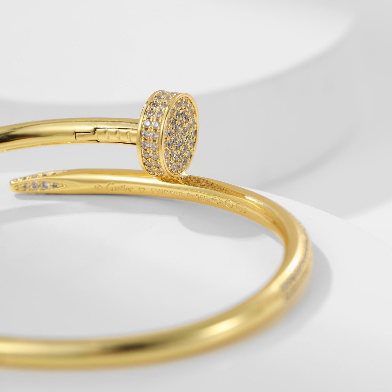 [LUXE JEWELRY] JUSTE BRACELET 3.5MM ALL DIAMONDS