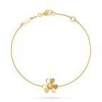 [LUXE JEWELRY]FRIVOLE GOLD FLOWER PINK MALACHITE BRACELET