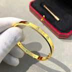[LUXE JEWELRY] LOVE BRACELET 6.1MM 10 DIAMONDS