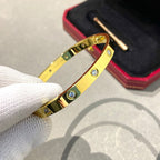 [LUXE JEWELRY] LOVE BRACELET 6.1MM 10 DIAMONDS