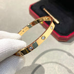 [LUXE JEWELRY] LOVE BRACELET 6.1MM 10 DIAMONDS