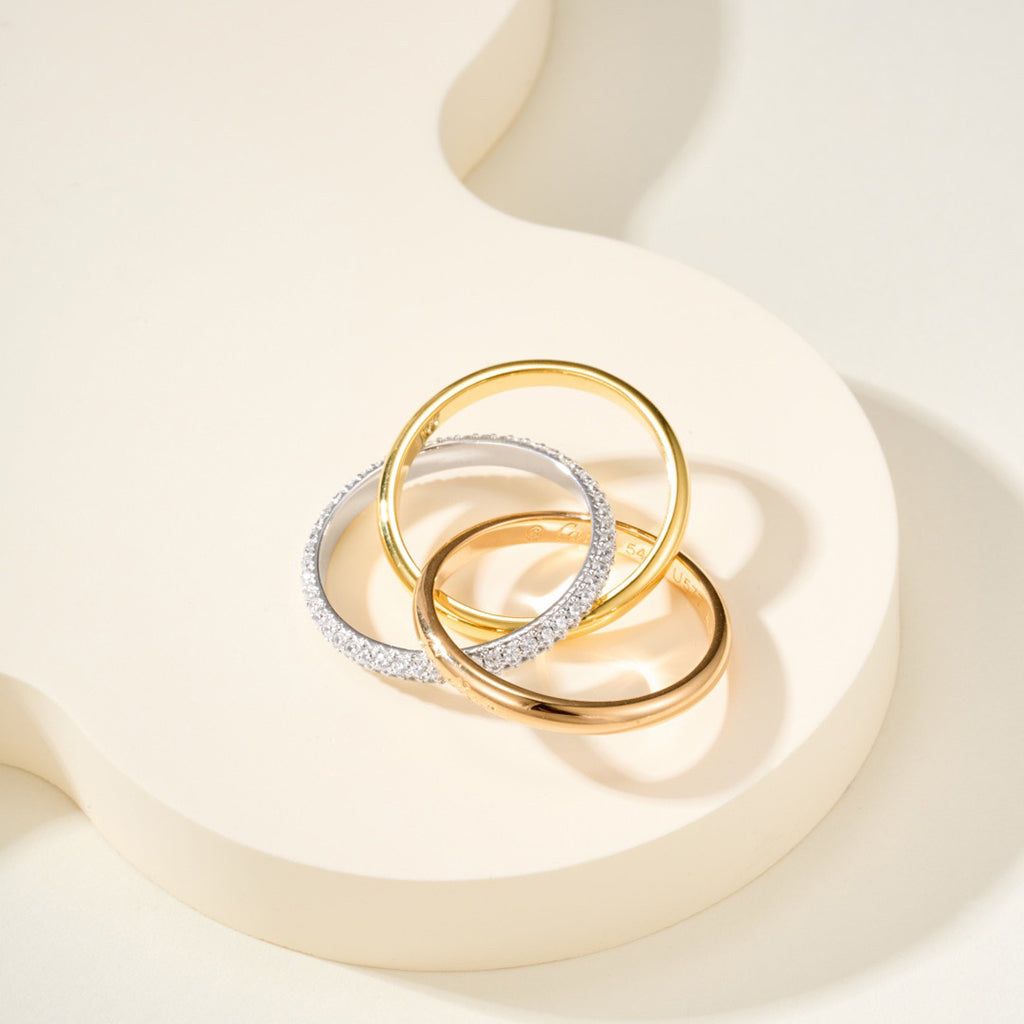 [LUXE JEWELRY] TRINITY 2.5MM RING COLLECTION