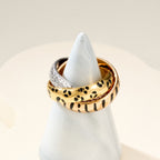 [LUXE] TRINITY  RING LEOPARD PRINT