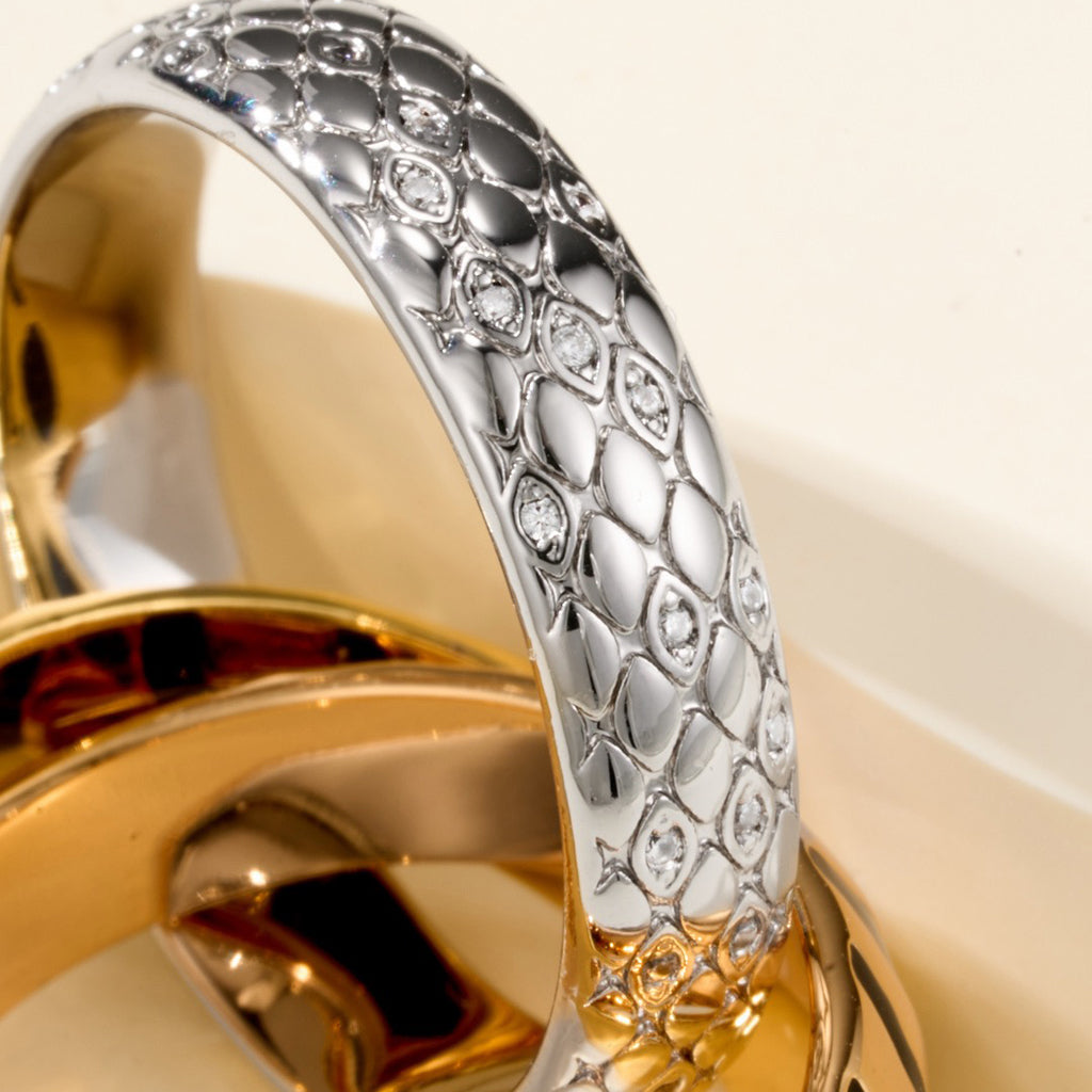 [LUXE] TRINITY  RING LEOPARD PRINT