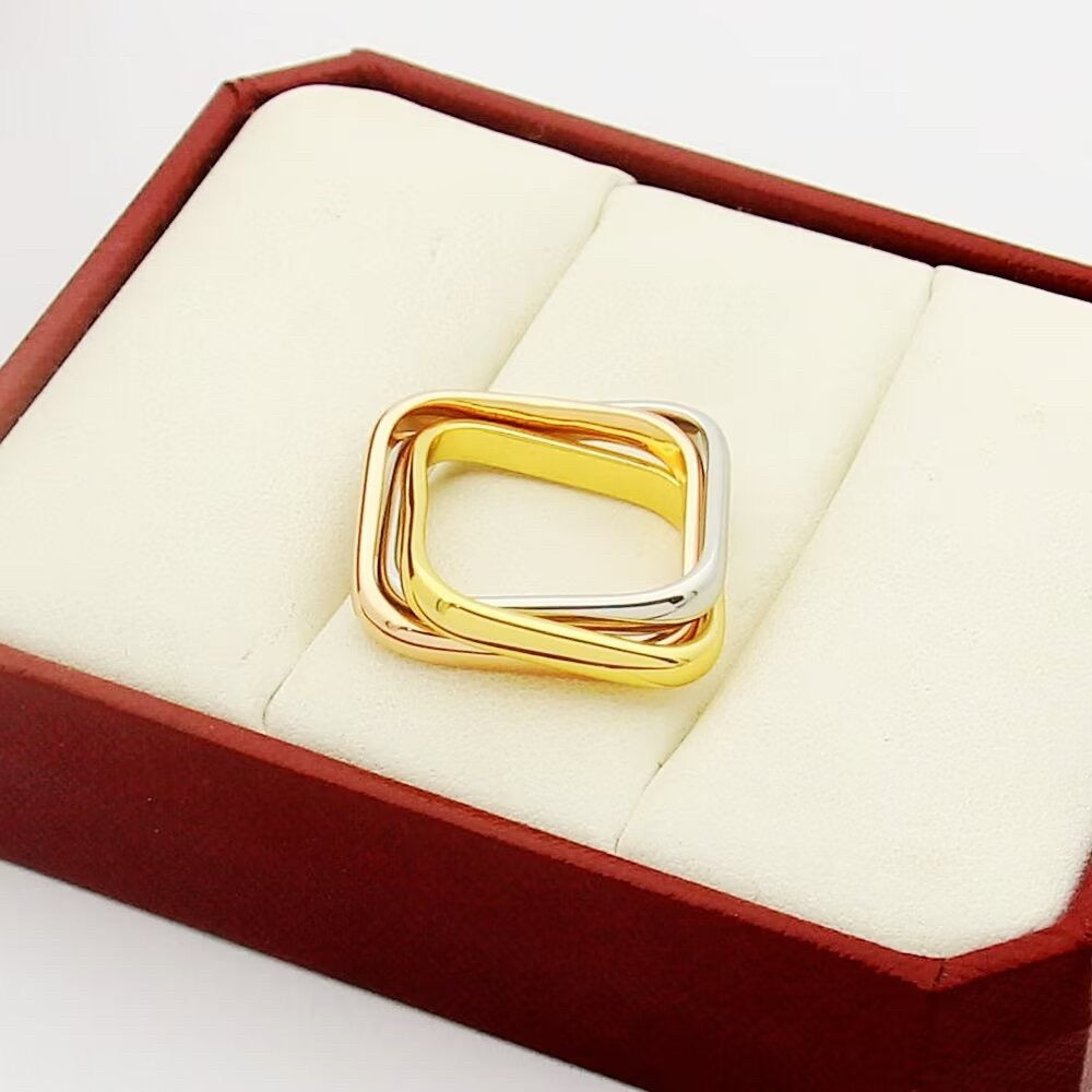 [LUXE] TRINITY 3.5MM CUSHION RING COLLECTION
