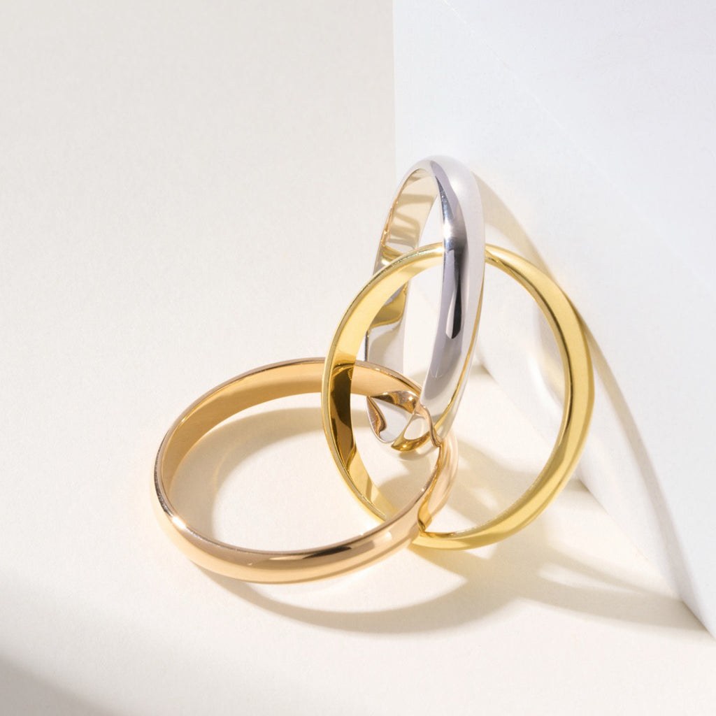 [LUXE JEWELRY] TRINITY 2.5MM RING COLLECTION