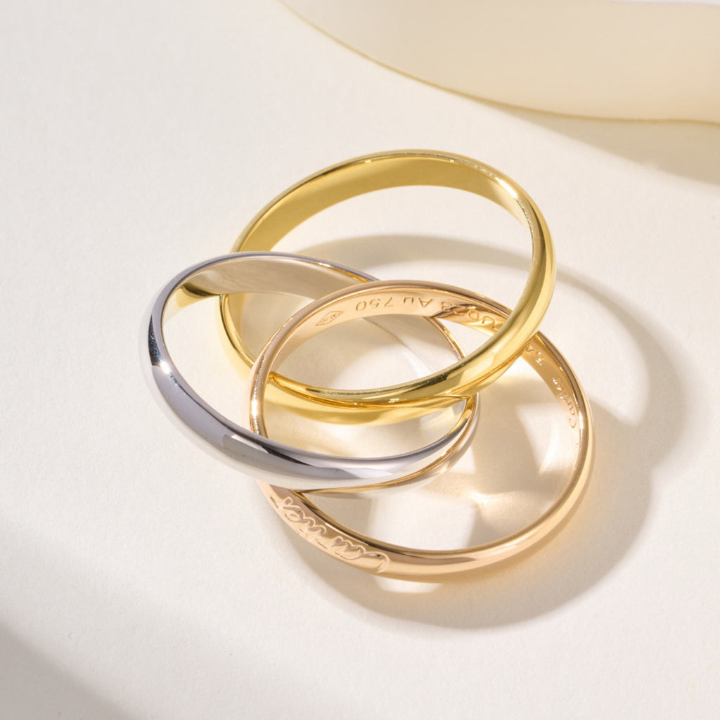 [LUXE JEWELRY] TRINITY 2.5MM RING COLLECTION