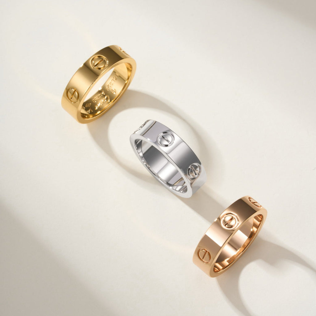 [LUXE JEWELRY] LOVE RING 5.5MM NO DIAMOND