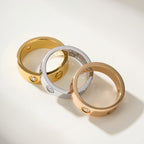 [LUXE JEWELRY] LOVE 4MM 1 DIAMOND RING