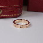 [LUXE JEWELRY] LOVE 4MM 1 DIAMOND RING