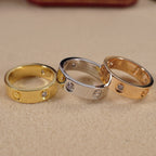 [LUXE JEWELRY] LOVE 5.5MM 3 DIAMOND RING