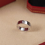 [LUXE JEWELRY] LOVE 5.5MM 3 DIAMOND RING