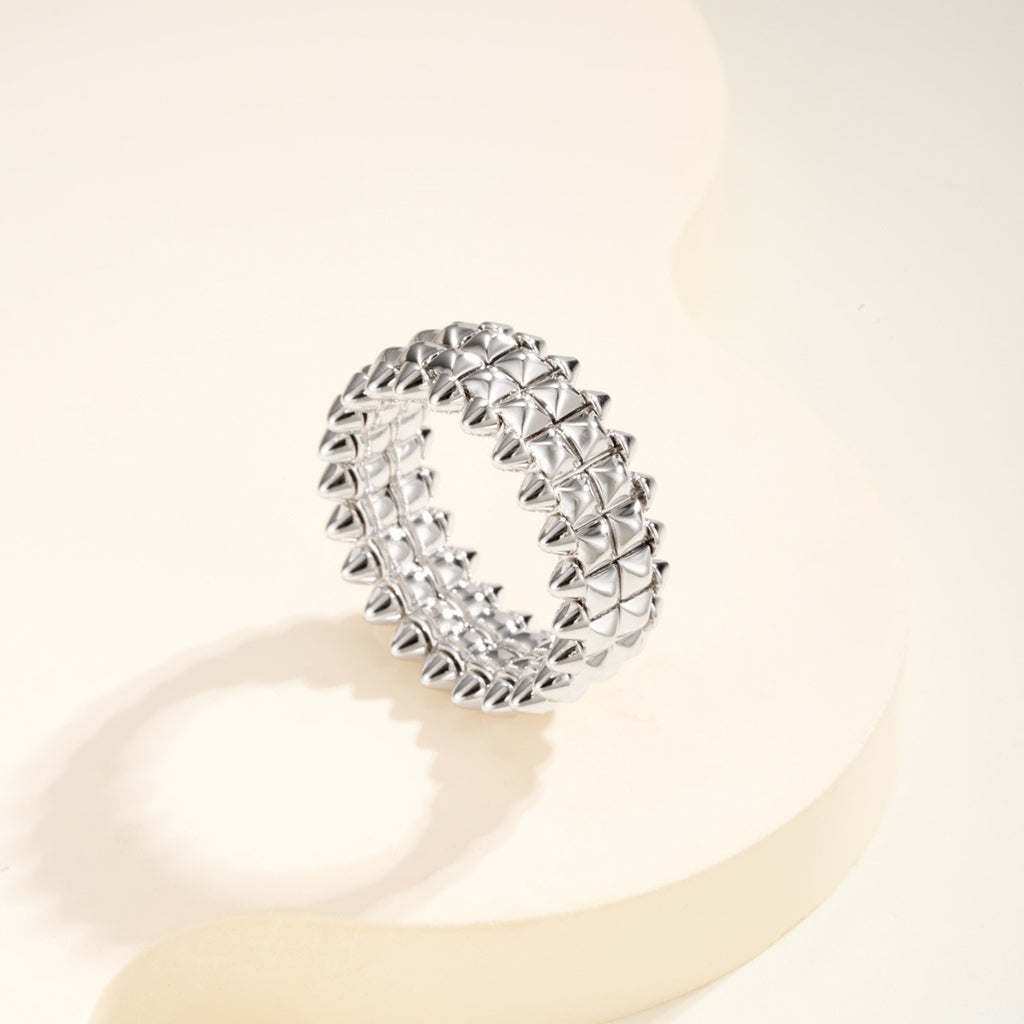 [LUXE JEWELRY] CLASH 9.2MM DOUBLE ROW RING