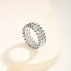 [LUXE JEWELRY] CLASH 9.2MM DOUBLE ROW RING